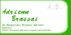 adrienn brassai business card